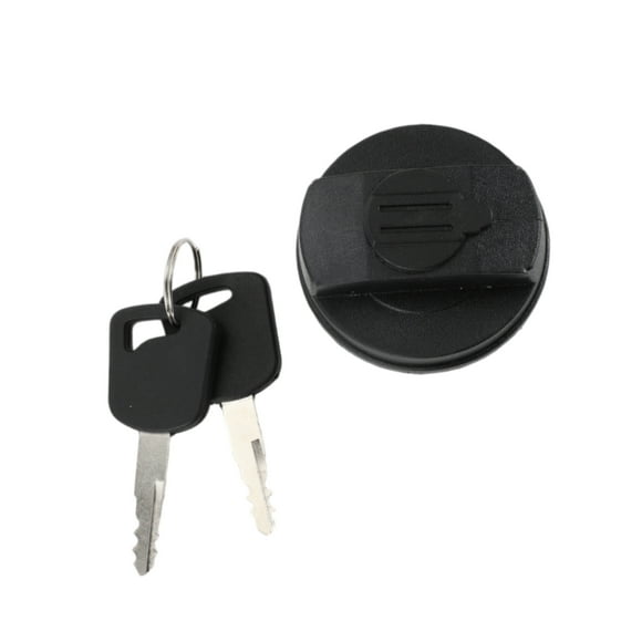Unique Bargains Truck Locking Gas Cap for SUZUKI APV CARRY Locking Fuel Tank Cap with 2 Keys Black Silver Tone