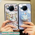 thumbnail image 5 of LYM-Phone Case For Nokia X100, Dirt-resistant Cartoon Waterproof Glitter quicksand Anti-knock Soft Case Rotatable stand cute Durable Kickstand Skin feel silicone Back Cover TPU, 5 of 8