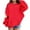 Red, variant on Kiijoy Toddler Girls Halloween Hoodie Cute Printed Pullover Hooded Sweatshirt, Sizes 2-3