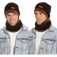 thumbnail image 6 of Sinhoon Mens Womens Winter Beanie Hat Scarf Set Warm Knit Hat Thick Fleece Lined Winter Cap Neck Warmer for Men Women, 6 of 12