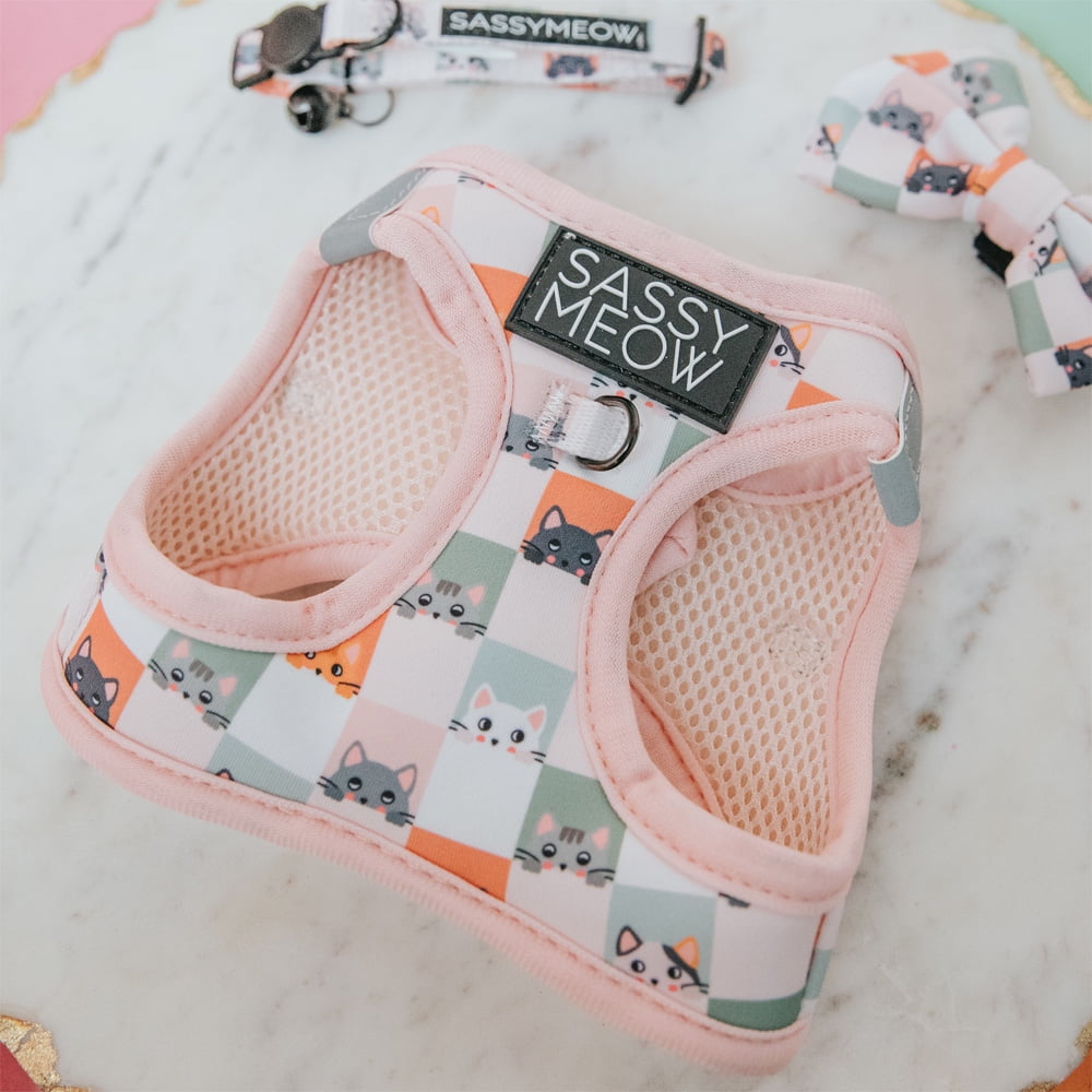 Sassy Meow Cat Step-In Harness Extra Small - Smitten Kittens