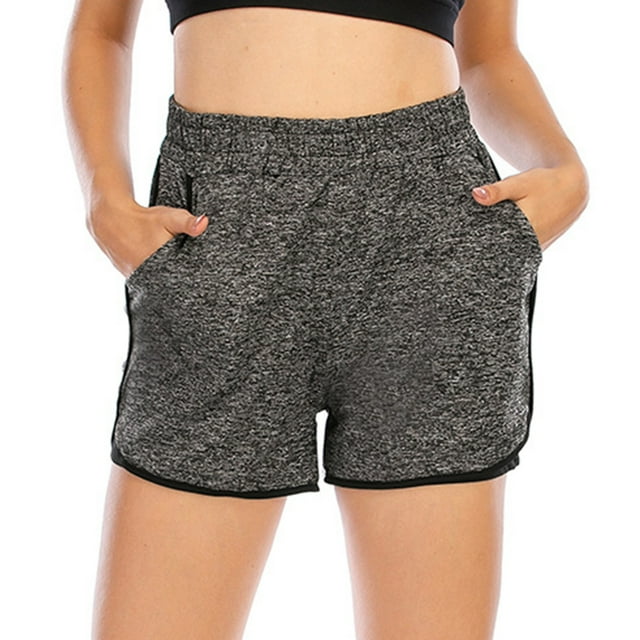 Pantalones cortos para correr para mujer 2 en 1 Yoga Gimnasio Entrenamiento deportivo