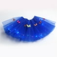 thumbnail image 4 of Tutu Dress for Girls Soft Fluffy Skirt Toddler Shining Party Carnival Mesh Butterflys Led Light Dance Princess Skirt Tulle Dress 5-12 Years, 4 of 4