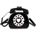 thumbnail image 1 of LHSHIDU Fozehlad Novelty Telephone Shaped Shoulder Bag Funny Retro Phone Crossbody Bag Totes Chain Purse, 1 of 6
