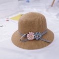 thumbnail image 4 of Qarigey Conjuntos de sombreros y bolsos de paja de 2 piezas, accesorios de verano para niñas, conjunto de bolso y sombrero para niñas de Bolsas de mensajero y de hombro verde, 4 of 6