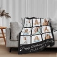 thumbnail image 3 of Dad Birthday Gifts, Personalized Blanket with Photo and Text, Personalized Gifts for Father's Day, Valentine's Day Gifts for Dad, Father Birthday Gifts, Daddy Gifts, 3 of 5