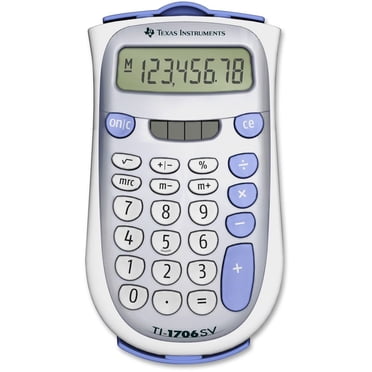 Texas Instruments TI1706 SuperView Handheld Calculator, Assorted Colors, 300 Count