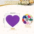 thumbnail image 2 of Parches de corazón para planchar Uxcell, 20 Pcs Parches bordados de corazón para coser, apliques y adornos para ropa, chaquetas, sombreros, mochilas, reparaciones y decoraciones, Púrpura, 1.6" x 1.4", 2 of 6