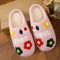 thumbnail image 2 of Womens Fuzzy Slippers 2025 Christmas Bow Cherry Cute Memory Foam House Shoes Non Slip Comfy Home Bedroom Slip on, 2 of 4
