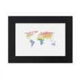 thumbnail image 1 of Global Map Lgbt Rainbow Wordcloud Desktop Photo Frame Ornaments Picture Art Painting, 1 of 3