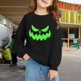 thumbnail image 2 of Mercatoo Boys Girls Pullover Halloween Crewneck Long Sleeve Pumpkin Graphic Printed Sweatshirt Loose Warm Tops, 2 of 6