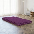 thumbnail image 5 of Flamingo Foldable Mattress, Aloha Exotic Birds, 74.8" x 39.4", Plum and Pink, by Ambesonne, 5 of 6