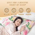thumbnail image 3 of Body Pillow Cover - Soft Body Pillow Pillowcase, Tropical pitaya Breathable Long Body Pillow Case Cover with Invisible Zipper 20x60in, 3 of 5