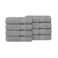 thumbnail image 3 of Mainstays Basics 8pk Washcloth Set, Charcoal, 3 of 5