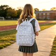 thumbnail image 2 of Cute Bow Knot Casual Backpack for Middle School Students Lightweight Stylish Schoolbag With Soft, 2 of 4