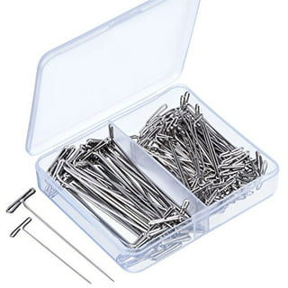 Mr. Pen- T Pins, 220 Pack, Assorted Sizes, T-Pins, T Pins for Blocking  Knitting, Wig Pins, T Pins for Wigs 