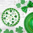 thumbnail image 4 of dajkiuy St Patricks Day Decorations,Paper Plates,Disposable Plates For Party,Happy St.Patrick's Day Table Decoration Plates Irish Green Shamrock Plates Party Favor 10 Guests (7 inch), 4 of 4