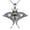 Luna Moth neckacle, variant on Bee/Panda/Cow/Fox/Owl/Moth/Cat/Dolphin/Otter/Penguin/Phoenix/Unicorn/Axolotl Necklace Sterling Silver Animal Lover Gift for Women Cute Animal Jewelry