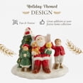 thumbnail image 3 of Spode Christmas Tree Miniature Christmas Village Figural Decoration, Snowy Christmas Village Set, Ceramic Holiday Decor - Festive Holiday Decorations for Indoor Display (Santa with Children), 3 of 7