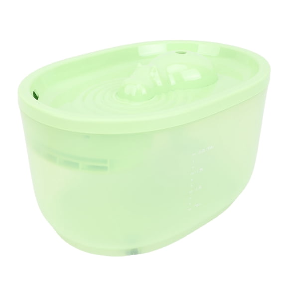 BIMZUC Cat Water Fountain Large Capacity 2.3L / 77.7 oz Quiet Smart Automatic Pet Dispenser for Cats and Dogs Home Use 9.45 inches / 24 cm