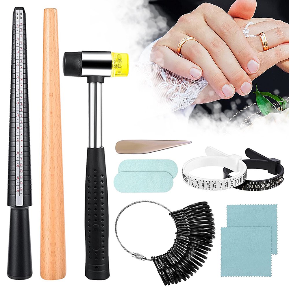 Selection Jewelry Measuring Tool,Ring Sizer Mandrel Stick Finger