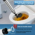 thumbnail image 6 of Hinzonek High Pressure Air Toilet Plunger Drain Blaster Kit, Unclogged, Stainless Steel Toilet Clog Remover - Unclog Toilets Kitchen Sinks Shower Drains Bathroom, Bathtub and Clogged Pipes with Ease, 6 of 8