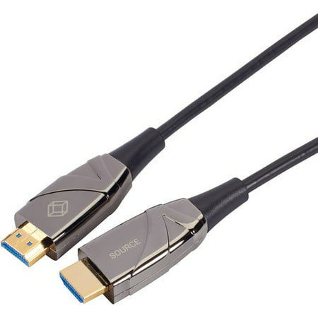 Black Box High-Speed HDMI 2.0 Active Optical Cable (AOC) - 32.81 ft Fiber Optic A/V Cable for Audio/Video Device - First End: 1 x HDMI Male Digital Audio/Video - Second End: 1 x HDMI Male Digital