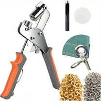 Heavy Duty Grommet Tool Kit with 200PCS 3/8 Inch 10mm Grommets, Grommet Kit, Eyelet Tool