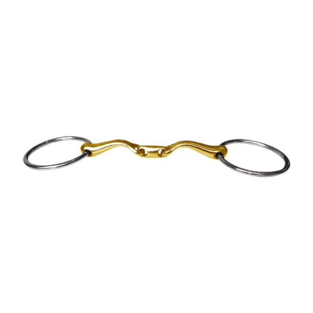 Bocado profesional multiusos para caballos, dispositivo de entrenamiento ecuestre para masticar Amarillo