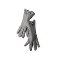 thumbnail image 2 of Guardurnaity Guantes gruesos para pantalla táctil para mujer, manoplas de moda con lazo y dedos completos, calentador de manos para exteriores, Type3 NO3, 2 of 6