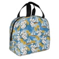 thumbnail image 2 of Vsdgher Flower and Sail Boat Lunch Bag, Lunch Box for Women Adult Men, Lunch Tote Insulated Cooler Lunch Container for Work/Office/Picnic/Travel, 2 of 8
