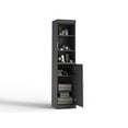 thumbnail image 4 of 100% Solid Wood 16.5" Bathroom Storage Cabinet with Solid Doors and Adjustable Shelves, 4 of 5