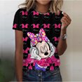 thumbnail image 4 of Camiseta de verano de manga corta con estampado de Mickey Mouse para mujer, camiseta de talla grande, nueva camiseta para mujer, ropa de moda, tops para mujer, 4 of 4