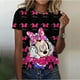 thumbnail image 4 of Camiseta de verano de manga corta con estampado de Mickey Mouse para mujer, camiseta de talla grande, nueva camiseta para mujer, ropa de moda, tops para mujer, 4 of 4