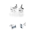 thumbnail image 1 of 2 Pares Gemelos Clásicos para Hombre Accesorios para Traje Esmoquin Zulema Gemelos de plata para hombre, 1 of 8