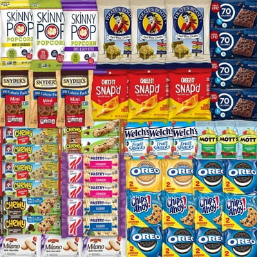 Low Calorie Snacks Variety Pack with 100 Calorie Snacks 50 Count