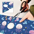 thumbnail image 6 of Yayeee Faucet Mat for Kitchen Sink 14.7" Diatomite Long Splash Guard Pad, Light Pink Jellyfish, 2 Pack, 6 of 7