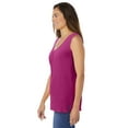 thumbnail image 3 of Woman Within Plus Size Perfect Sleeveless Shirred V-Neck Tunic, 3 of 6