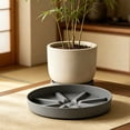 thumbnail image 4 of Thickened Plastic Flower Pot Saucer Round Water Tray for Succulents Potted Plants Breathable Base Control, 4 of 6