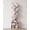 Pink, variant on 6 Tier Tree Bookshelf, Tall Bookcase with Storage Cabinet, Modern Narrow Bookshelves Organizer, Floor Standing Book Shelf for Bedroom/Living Room/Home Office/Corner, Cherry