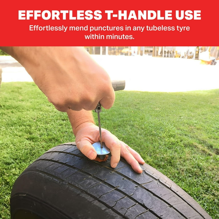 Boulder Tools Auto Tire Repair Kit Heavy Duty Plugs for Car