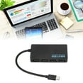 thumbnail image 4 of USB3.0 HUB  , Ultra Slim 4 Port USB 3.0 Hub Plastic Electronics Good Heat Dissipation  For Keyboard Black, 4 of 8