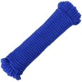 thumbnail image 1 of 90 pi φ 1/4 po (7 mm) Nylon Poly Corde Cordon Drapeau Pole Polipropileno Corde À Linge Camping Utilitaire Bon pour Tie Pull Swing Climb Noeud (90ft (27.5M), Bleu), 1 of 5