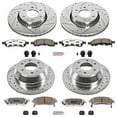 thumbnail image 3 of PowerStop Front and Rear Z26 Street Warrior Carbon-Fiber Ceramic Brake Pad and Drilled and Slotted Rotor Kit Fits: BUICK CHEVROLET GMC SAAB Select Models K2060-26, 3 of 9