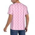 thumbnail image 2 of KLL Breast Cancer Awareness5 for Men's Baseball Shirts,Short Sleeve Casual Shirts Button Down Shirt for Men Beach Summer Wedding Shirt-XX-Large, 2 of 7