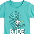 thumbnail image 3 of Peanuts - Snoopy's Wave Ride - Toddler And Youth Girls Short Sleeve Graphic T-Shirt, 3 of 6