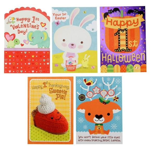 Surtido de cartas Hallmark Baby's 1st for All Seasons (5 tarjetas)