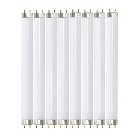 

Sterl Lighting - Pack of 8 T8 36 Straight Fluorescent Tube Light Bulb 25 Watt G13 Base 3500K 2300 Lumens