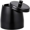 thumbnail image 1 of Cenicero Cool Rewera de acero inoxidable con tapa, para exterior, grande negro, 1 of 7