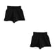 thumbnail image 2 of Pantalones Cortos Informales Sonducket Mujer Elegantes Cintura Alta Fáciles de Combinar Algodón Negro Blanco M L XL 2XL, 2 of 6
